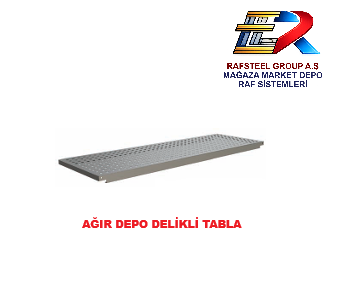 AĞIR DEPOLAMA ÜNİTESİ DELİKLİ RAF TABLASI RAFSTEEL RS869HR11 2 AĞIR DEPOLAMA ÜNİTESİ DELİKLİ RAF TABLASI RAFSTEEL RS869HR11