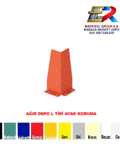 AĞIR DEPOLAMA ÜNİTESİ L TİPİ AYAK KORUMA RAFSTEEL RS869HR16