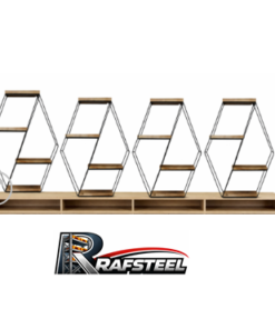 RAF STAND Bazalı Ahşap veya Cam Raflı RAFSTEEL RS5000RA9805