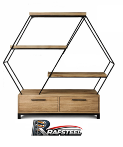 RAF STAND Bazalı Ahşap veya Cam Raflı RAFSTEEL RS5000RA9807