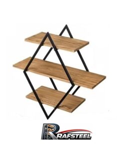 DUVAR RAF STAND  Ahşap veya Cam Raflı RAFSTEEL RS5000AC002