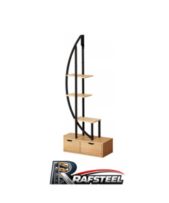 RAF STAND Bazalı Ahşap veya Cam Raflı RAFSTEEL RS5000ROB9810