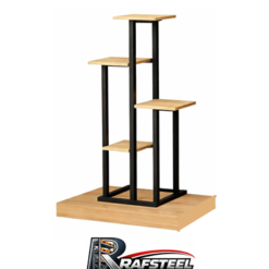 RAF STAND Bazalı Ahşap veya Cam Raflı RAFSTEEL RS5000ROB9812