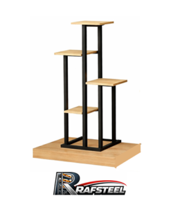 RAF STAND Bazalı Ahşap veya Cam Raflı RAFSTEEL RS5000ROB9812