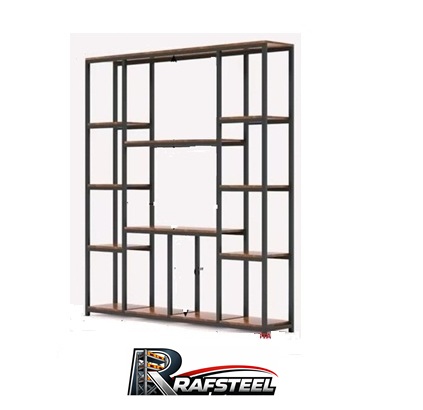 ASKILIK STAND Bazasız Ahşap veya Cam Raflı RAFSTEEL RS7250RA11 3 ASKILIK STAND Bazasız Ahşap veya Cam Raflı RAFSTEEL RS7250RA11