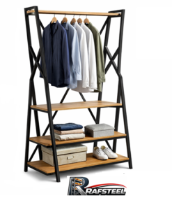 ASKILIK STAND Bazasız Ahşap veya Cam Raflı RAFSTEEL RS9000RA05