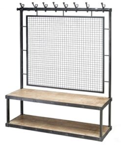 TEL ASKILIK AHŞAP RAFLI STAND RS7000RA013