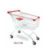MARKET ARABASI BEBE SETLİ  / RAFSTEEL RS878MA Market Arabası-150 Litre