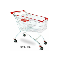 MARKET ARABASI BEBE SETLİ / RAFSTEEL RS880MA Market Arabası-180 Litre