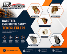 RAFSTEEL ENDÜSTRİYEL SANAYİ TEKERLEKLERİ / Ürün Fiyatları İçin  Pingo-Tapa-Teker ve Aksesuarlar Sayfasına bakınız