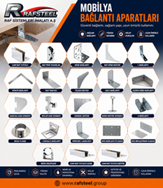 RAFSTEEL MOBİLYA BAĞLANTI APARATLARI.png ./ Ürün fiyatları için Hırdavat Raf Sistemleri Sayfasına bakınız.
