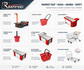 RAFSTEEL MARKET RAF KASA ARABA SEPET / Ürün Fiyatları için Market Yazar Kasa Sayfasına bakınız..