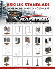RAFSTEEL ASKILIK STANDLAR / Ürün Fiyatları İçin Askılık Raf Sistemleri Sayfasına bakınız