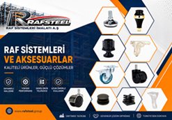 RAFSTEEL RAF SİSTEMLERİ VE AKSESUARLARI / Ürün Fiyatları İçin  Pingo-Tapa-Teker ve Aksesuarlar Sayfasına bakınız