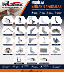 RAFSTEEL MOBİLYA BAĞLANTI APARATLARI/ Ürün Fiyatları İçin  Raf Ünite Parçaları Sayfasına bakınız