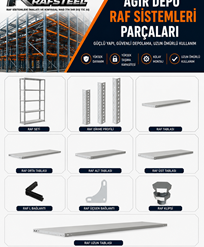 ÇELİK RAF PARÇALARI  / Ürün Fiyatları için Raf Parçaları Sayfasına bakınız..