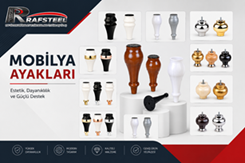 RAFSTEEL MOBİLYA AYAKLARI / Fiyat Teklifi Alınız.Ürün Fiyatları için Pingo Tapa Teker Sayfasına Bakınız