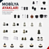 RAFSTEEL MOBİLYA AYAKLARI / Fiyat Teklifi Alınız.Ürün Fiyatları için Pingo Tapa Teker Sayfasına Bakınız