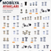 RAFSTEEL MOBİLYA AYAKLARI / Fiyat Teklifi Alınız.Ürün Fiyatları için Pingo Tapa Teker Sayfasına Bakınız