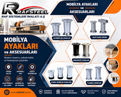 RAFSTEEL MOBİLYA AYAKLARI VE AKSESUARLARI / Ürün Fiyatları İçin  Pingo-Tapa-Teker ve Aksesuarlar Sayfasına bakınız