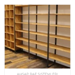 AHŞAP RAF STAND / Ürün Fiyatı İçin Mağaza Kafe Dekorasyon Sayfasına bakınız.