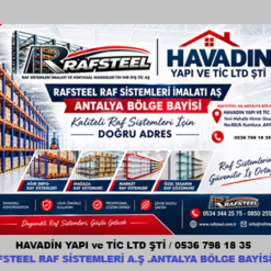 RAFSTEL RAF SİSTEMLERİ AŞ Antalya Bölge Bayisi / HAVADİN YAPI ve TİC LTD ŞTİ-Antalya